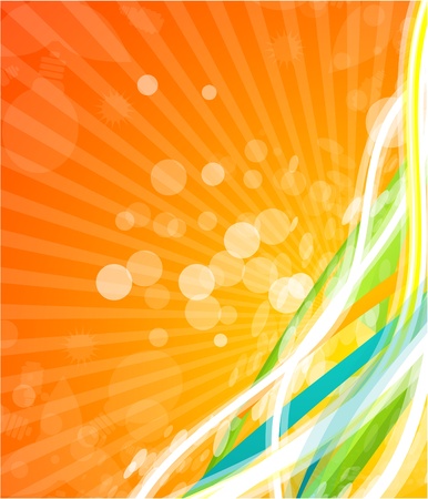 Vector color lines. Abstract vector backgroundのイラスト素材