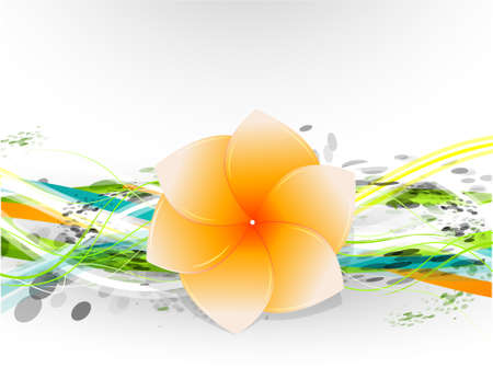Abstract beautiful flower backgroundのイラスト素材