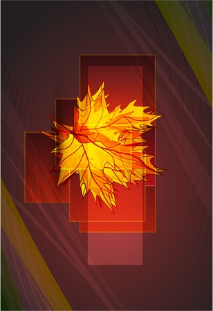 Abstract vector autumn backgroundのイラスト素材