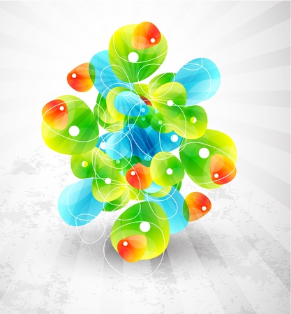 Abstract vector glass color shapes backgroundのイラスト素材