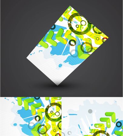 Abstract business cardsのイラスト素材