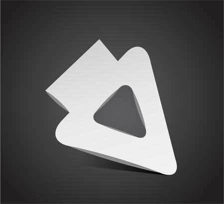 Pointer on the blackのイラスト素材