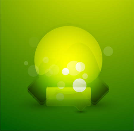 Green bubble backgroundのイラスト素材