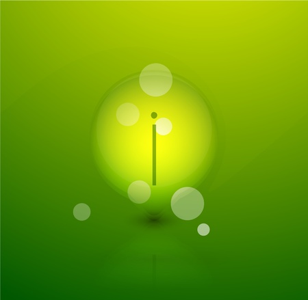 Green bubble backgroundのイラスト素材