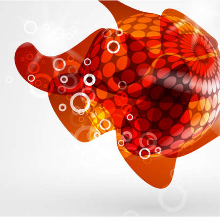 Dotted sphere backgroundのイラスト素材