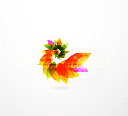 Vector abstract flower backgroundのイラスト素材