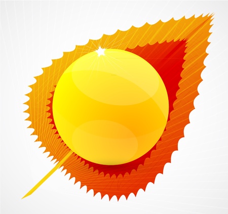 Vector autumn themed vector abstract backgroundのイラスト素材