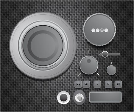 Vector user interface collectionの写真素材