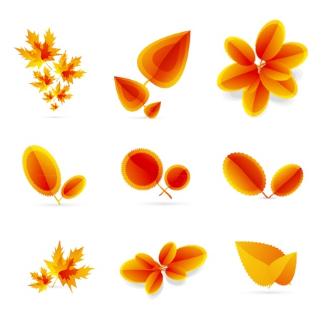 Autumn vector abstract backgroundのイラスト素材