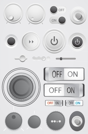 Vector user interface collectionのイラスト素材