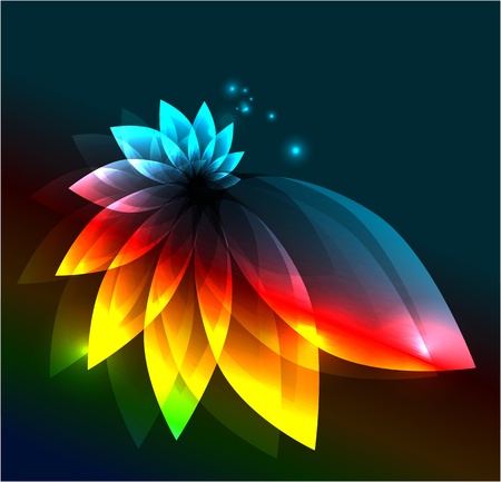 Vector abstract glowing backgroundのイラスト素材