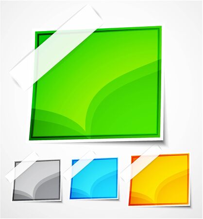 Vector glossy frame for textのイラスト素材