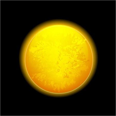 Realistic moonのイラスト素材