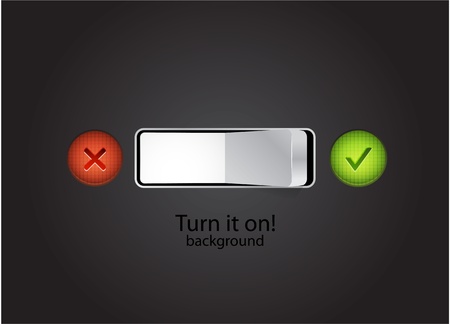 Turn on conceptのイラスト素材