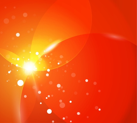 Orange shiny abstract backgroundのイラスト素材
