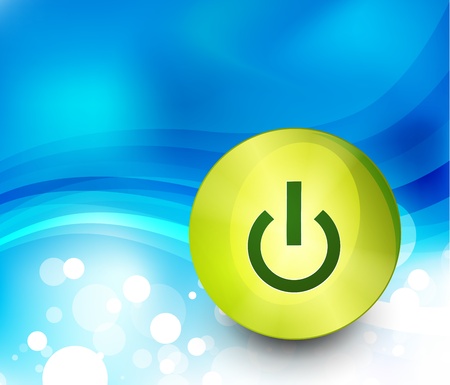 Technology power button background