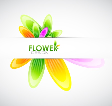 Abstract flower backgroundのイラスト素材