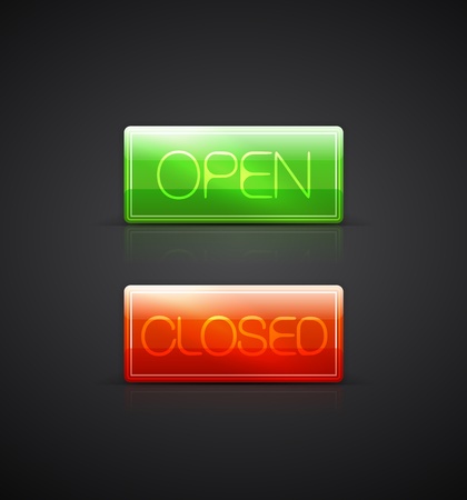 Open close glass platesのイラスト素材