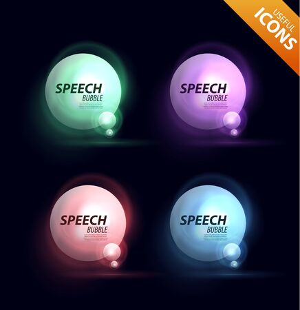 Speech bubble designのイラスト素材