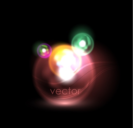 Abstract bubble backgroundのイラスト素材