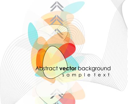 Abstract glass shapesのイラスト素材