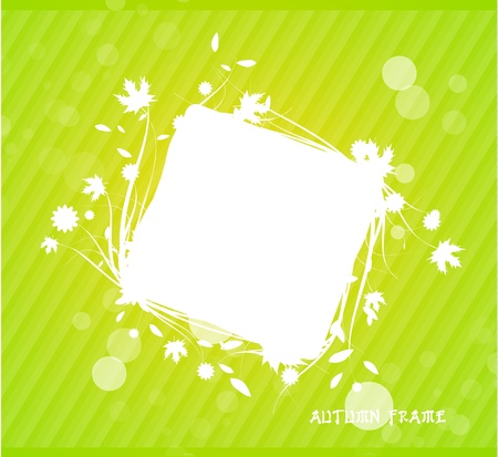 Green nature silhouette backgroundのイラスト素材
