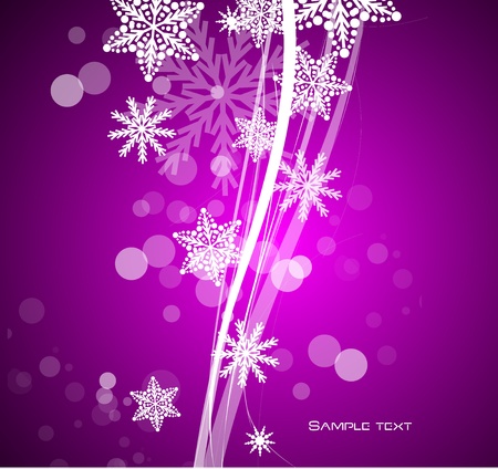 Purple Christmas backgroundのイラスト素材