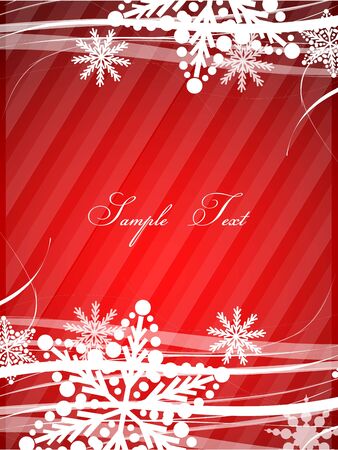 Red Christmas lines backgroundのイラスト素材