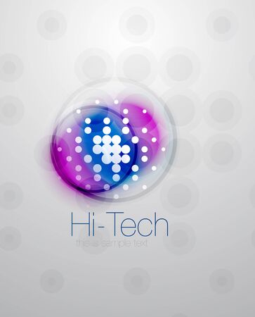 Abstract sparkling blurred shape backgroundの写真素材