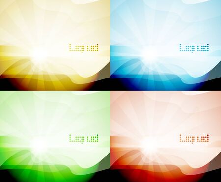 Shiny backgroundsのイラスト素材