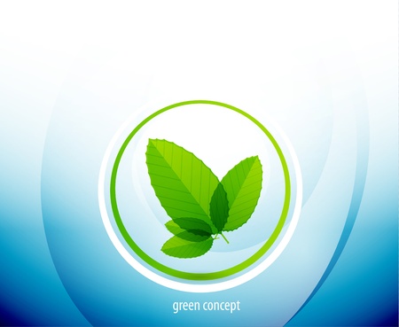 Green circle nature conceptのイラスト素材