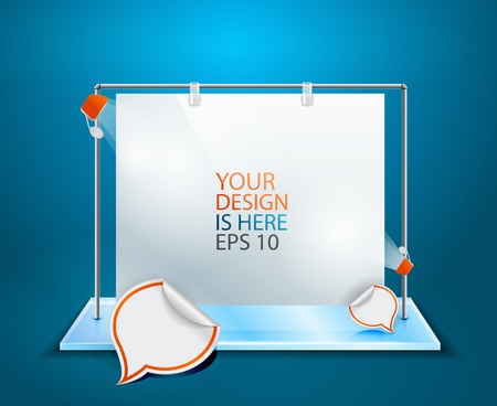 showroom for postersのイラスト素材