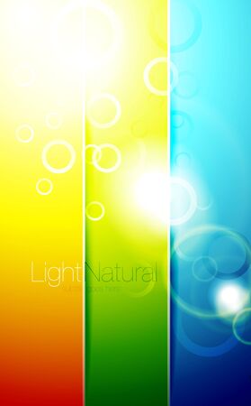 Illustration pour Colorful shiny backgrounds - image libre de droit