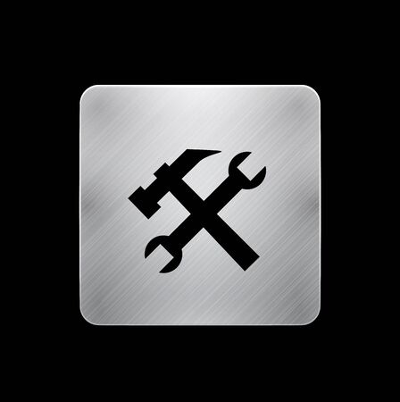 Vector settings phone buttonのイラスト素材