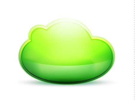 Cloud storage conceptのイラスト素材