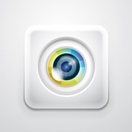 Camera application iconのイラスト素材
