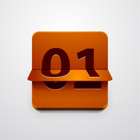 counter iconのイラスト素材