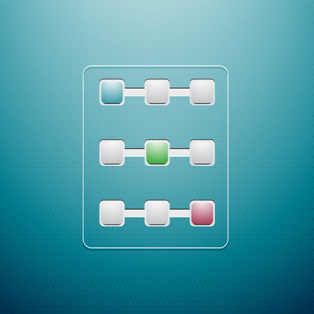 Progress controls  Vector UI objectsのイラスト素材