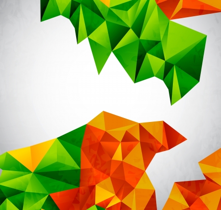 Vector colorful geometrical shapesのイラスト素材