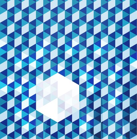 Blue modern geometric design templateのイラスト素材