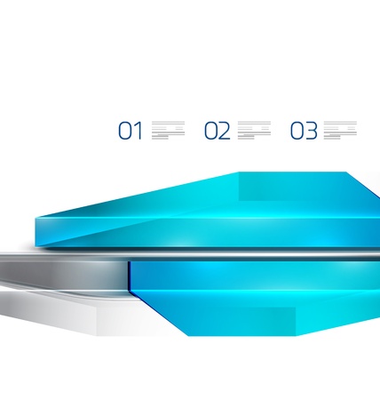 Glass digital geometrical design templateのイラスト素材
