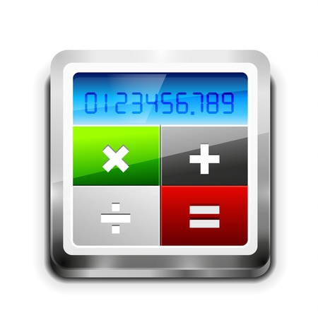 calculator iconのイラスト素材