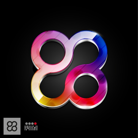 Abstract geometrical icon designのイラスト素材
