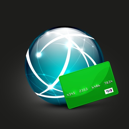 Global payment concept iconのイラスト素材