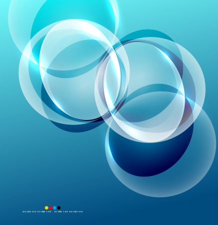 Shiny flowing abstractionのイラスト素材