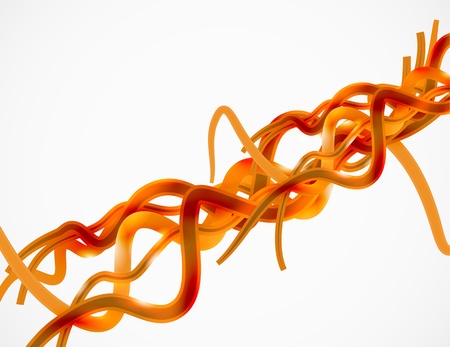 Colorful wires abstract backgroundのイラスト素材