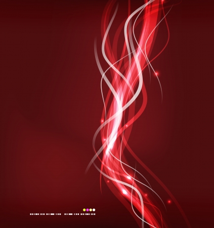 Abstract glowing linesのイラスト素材