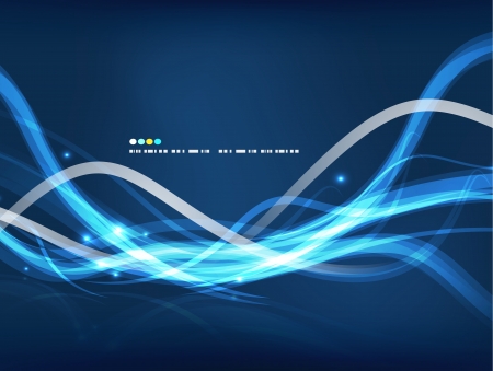 Abstract glowing linesのイラスト素材