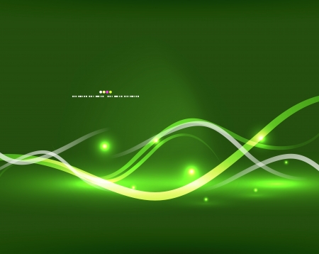 Abstract glowing linesのイラスト素材