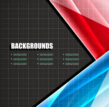 Colorful glass lines vectorのイラスト素材